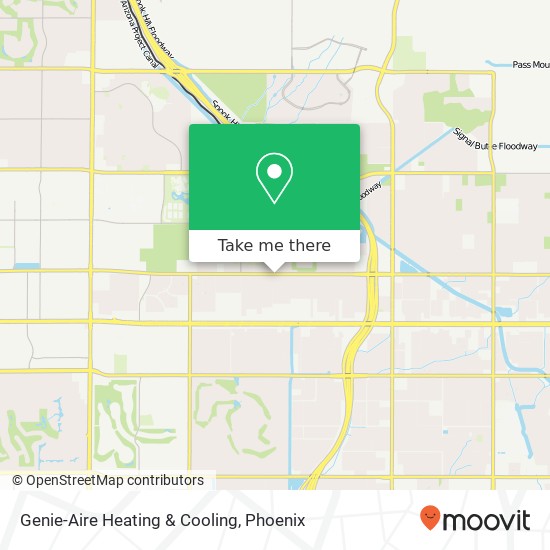 Genie-Aire Heating & Cooling map