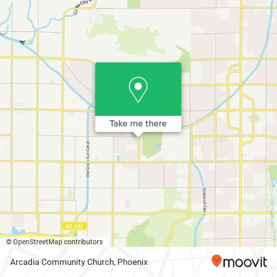 Arcadia Community Church map