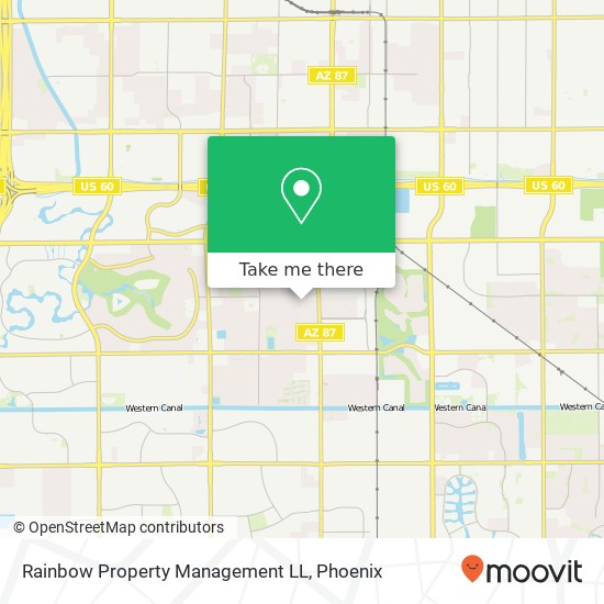 Mapa de Rainbow Property Management LL