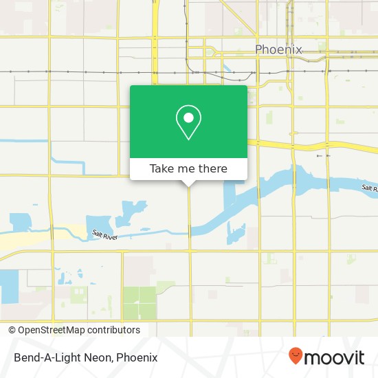 Mapa de Bend-A-Light Neon