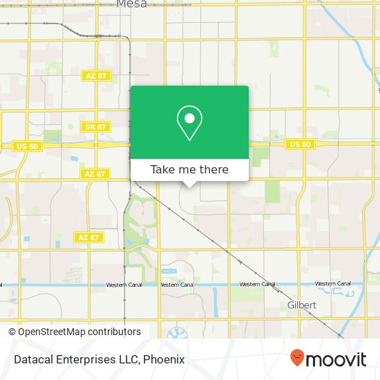 Datacal Enterprises LLC map