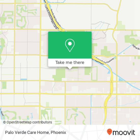 Palo Verde Care Home map