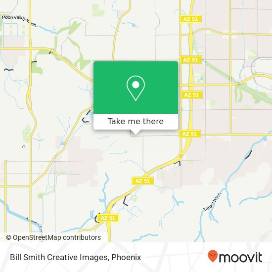 Bill Smith Creative Images map