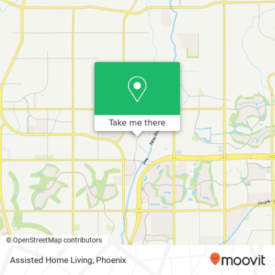 Assisted Home Living map