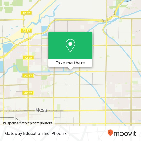 Gateway Education Inc map