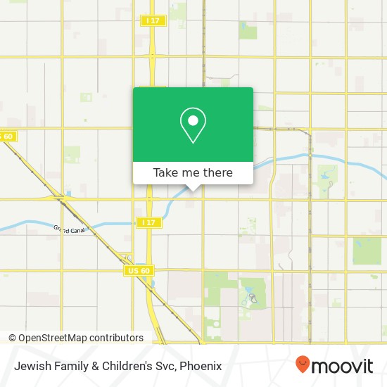 Mapa de Jewish Family & Children's Svc