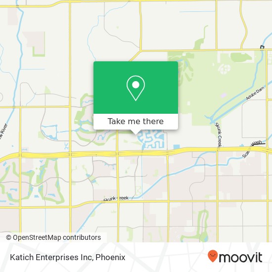 Katich Enterprises Inc map