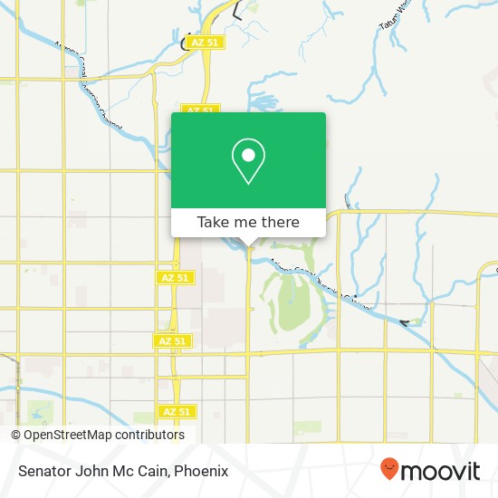 Senator John Mc Cain map