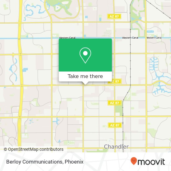 Mapa de Berloy Communications