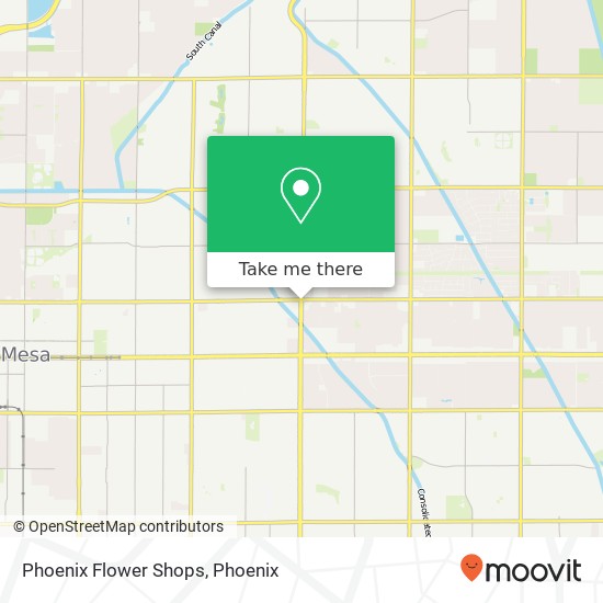 Phoenix Flower Shops map