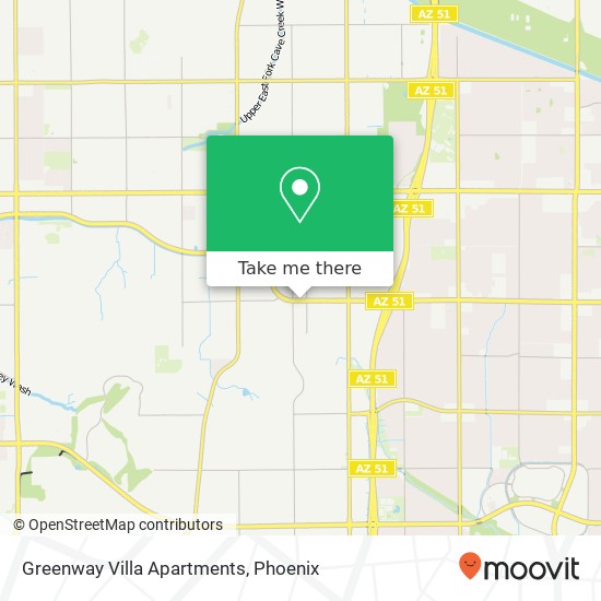 Greenway Villa Apartments map