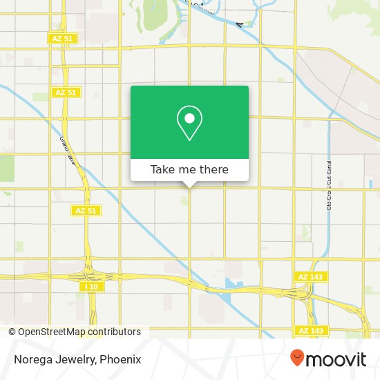 Norega Jewelry map