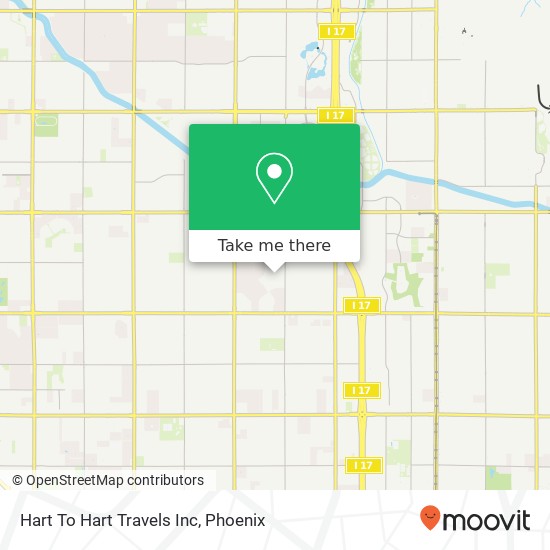 Hart To Hart Travels Inc map