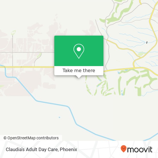 Claudia's Adult Day Care map