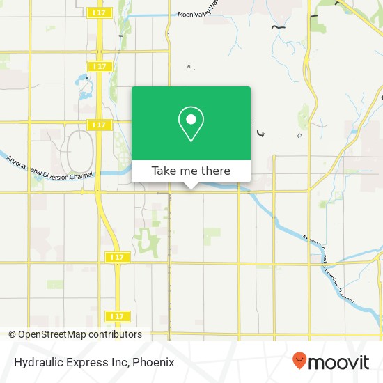 Hydraulic Express Inc map