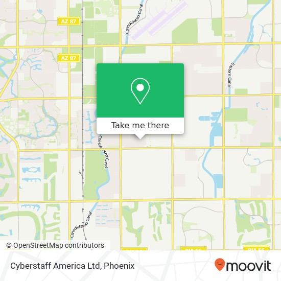 Cyberstaff America Ltd map