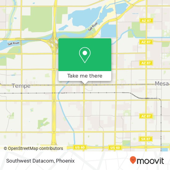 Mapa de Southwest Datacom