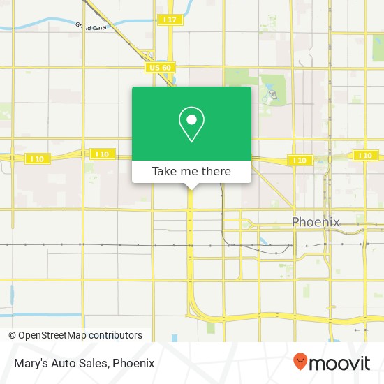 Mary's Auto Sales map