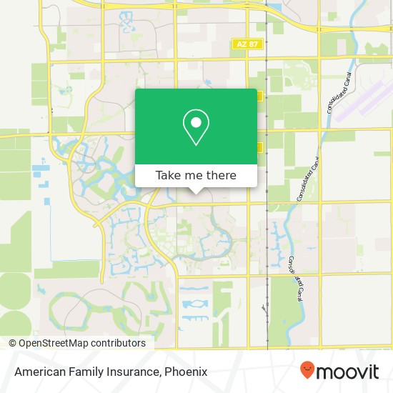 American Family Insurance map