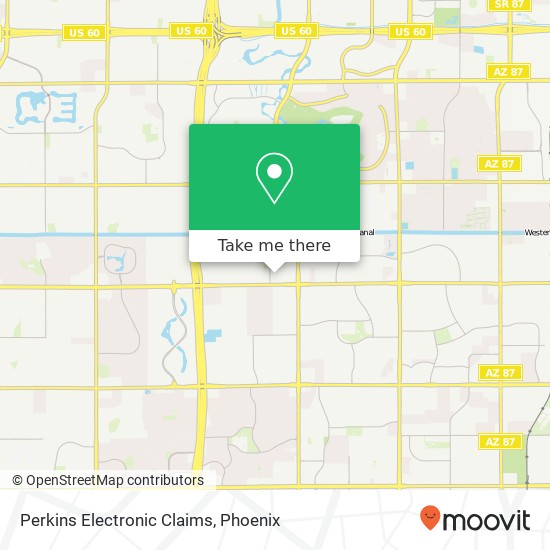 Mapa de Perkins Electronic Claims