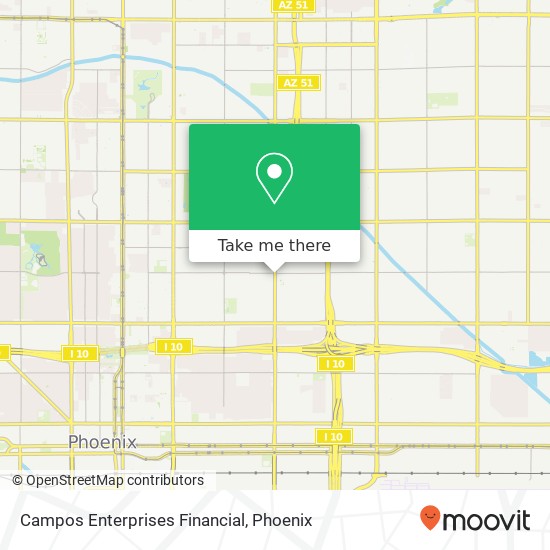 Campos Enterprises Financial map