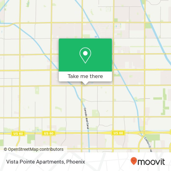 Vista Pointe Apartments map