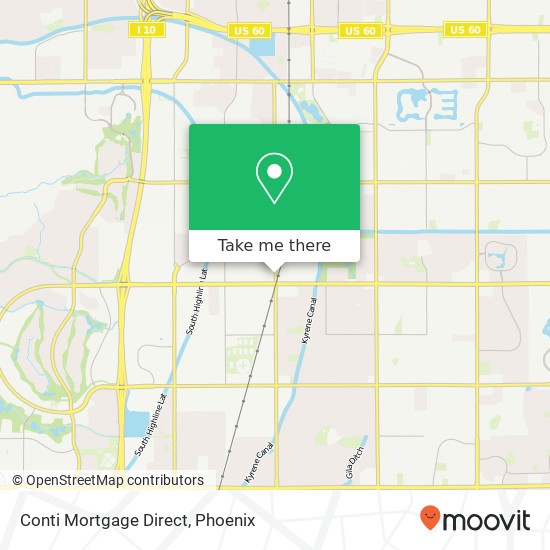 Conti Mortgage Direct map