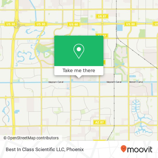 Best In Class Scientific LLC map