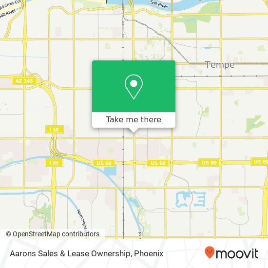 Aarons Sales & Lease Ownership map