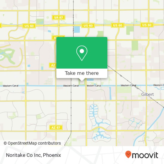 Noritake Co Inc map