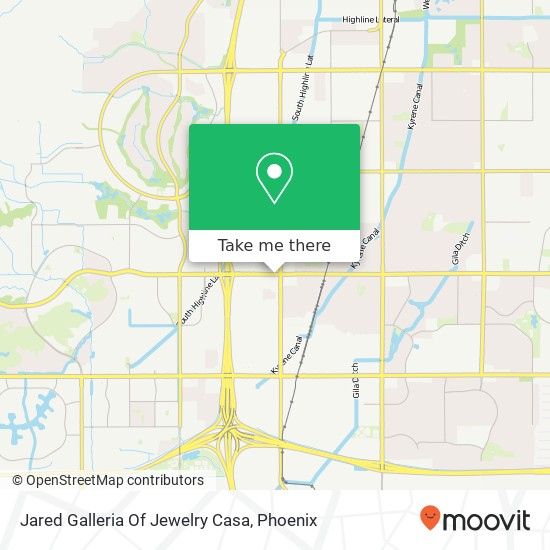 Mapa de Jared Galleria Of Jewelry Casa