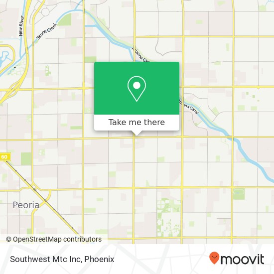 Southwest Mtc Inc map