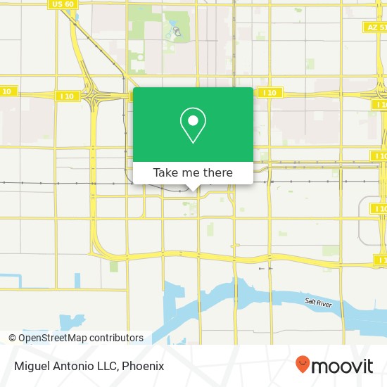 Miguel Antonio LLC map