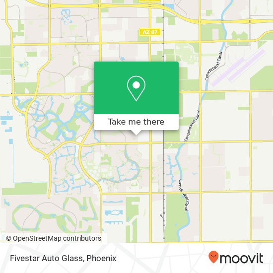 Fivestar Auto Glass map