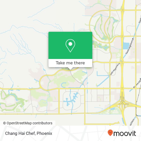Chang Hai Chef map