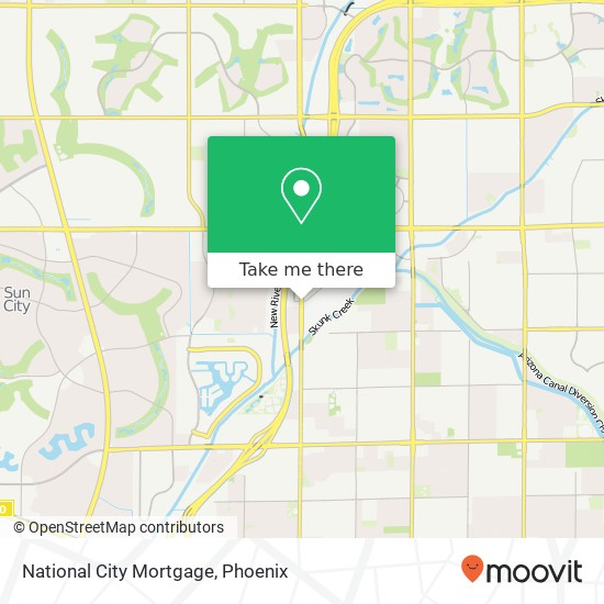 National City Mortgage map