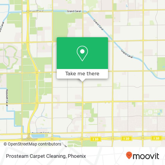 Prosteam Carpet Cleaning map