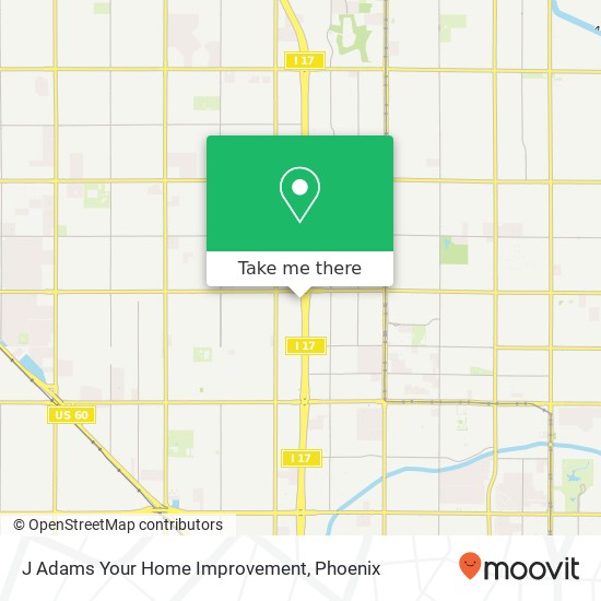 Mapa de J Adams Your Home Improvement