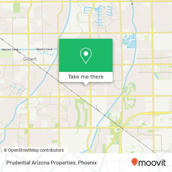 Prudential Arizona Properties map