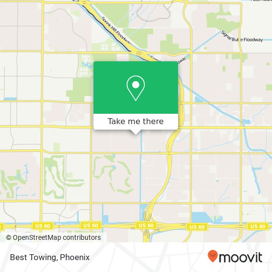 Best Towing map