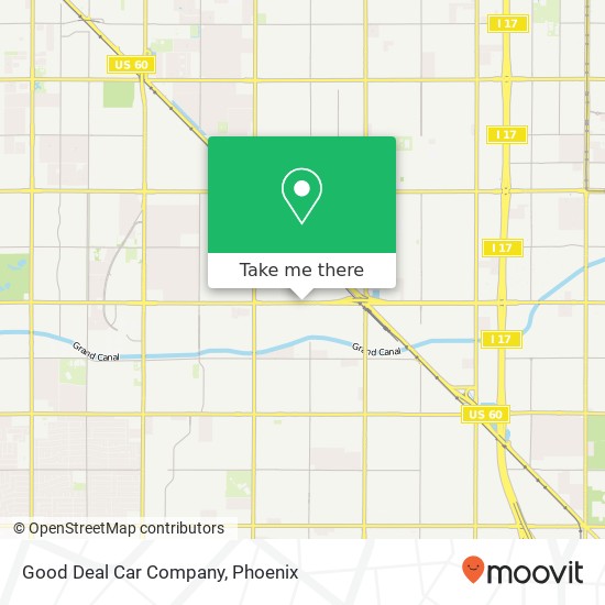 Mapa de Good Deal Car Company