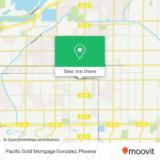 Pacific Gold Mortgage Gonzalez map