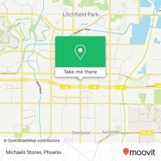 Mapa de Michaels Stores