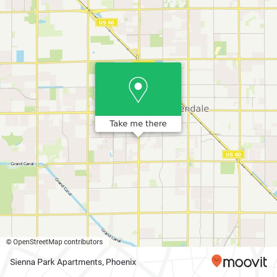 Sienna Park Apartments map