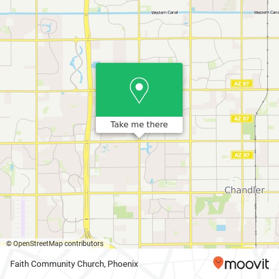 Mapa de Faith Community Church