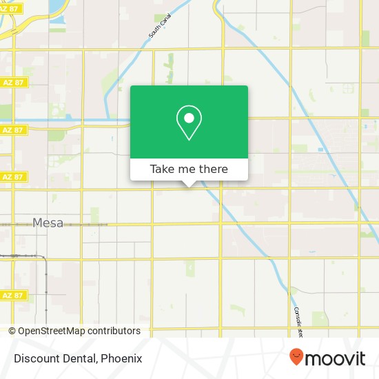 Discount Dental map