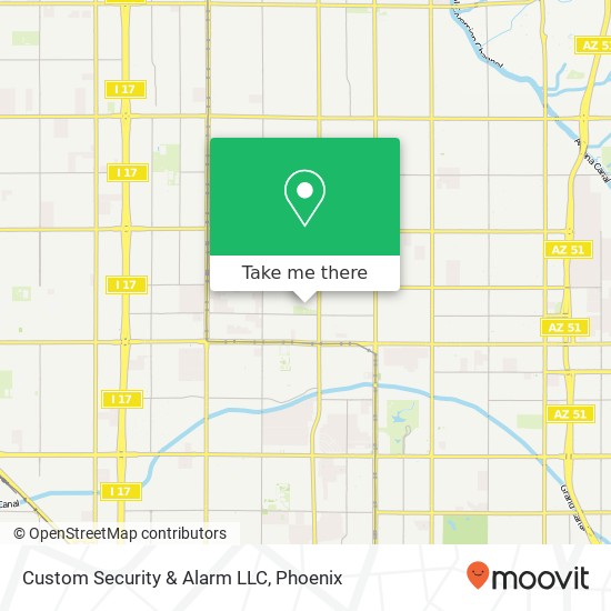 Custom Security & Alarm LLC map