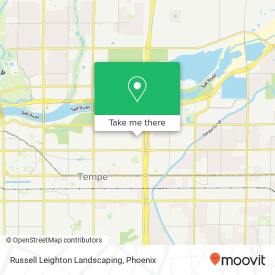 Russell Leighton Landscaping map