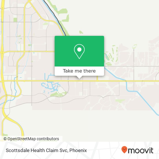 Scottsdale Health Claim Svc map