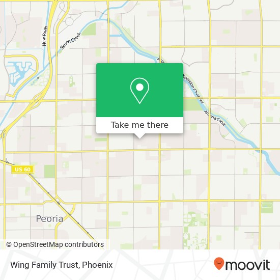Mapa de Wing Family Trust